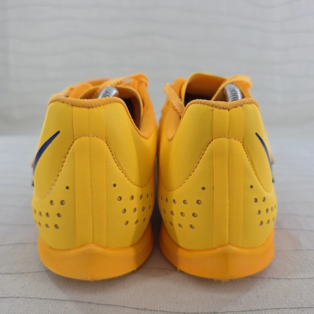 Nike Mens Air Zoom LJ Elite Long Jump Burst Yellow Track Shoe FZ9326-800 Sz 10